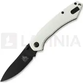 Twisted Assisted Twisted Atlas Slipjoint fällkniv, White G-10, Black PVD