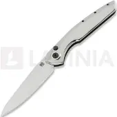 Olamic cutlery Aura Auto fällkniv, High Polish Titanium