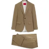 HUGO Two-piece slim-fit suit in a stretch wool blend