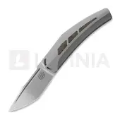 Reate Large Krypton fällkniv, Bead Blast Ti/Red Dark Matter CF