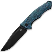 Bestech Keen II - Blackwash - G10, blå, svart