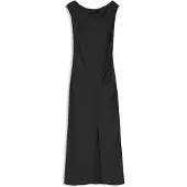 HUGO Off-the-shoulder dress in satin
