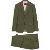 HUGO Two-piece slim-fit suit in a stretch wool blend