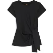 Hugo Boss Fitted T-shirt with waist knot detail