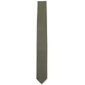 HUGO Silk-blend tie with jacquard weave