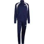Adidas Träningsdräkt 'Colorblock' mörkblå / ljusgrå / vit