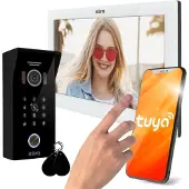 Eura VDP-99C5 WIDEOFON-telefon vit, WiFi, RFID, TUYA