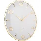 Karlsson väggklocka Sienna Glow white KA6017WH