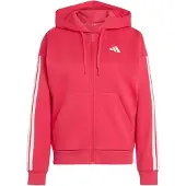 Adidas Essentials 3 Stripes Fleece Sweatshirt Med Dragkedja