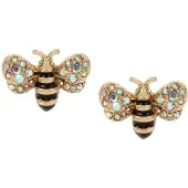 Betsey johnson Örhängen guld / grön / svart