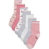 Next Sockor ljusgrå / hallon / rosé / silver / vit