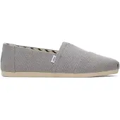 Toms Alpargata Classic Bomull Herrar Drizzle Grå Espadrillos