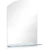 Super Merchant Väggspegel med hylla, 50x70 cm, Härdat glas