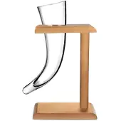 24hShop Ölsejdel - Vikinghorn med träställ