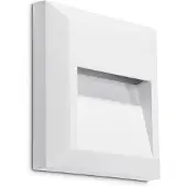 LEDS-C4 LED utomhus vägglampa Kössel, Vitt / opal, Syntetmaterial, Modern, LED-vägglampa utomhus