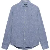 Superdry Riviera Linen Skjorta Med Långa ärmar