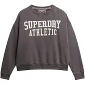 Superdry för kvinnor. W2012441A Sweatshirt Relaxed lila (L), Casual, Bomull