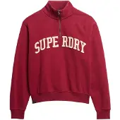 Superdry för kvinnor. W2012259A Sweatshirt Athletic Ess Applique röd (S), Casual, Bomull