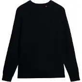 Superdry för män. M6110696A Jersey Chunky Raglan marinblå (M), Casual, Polyester, Marino