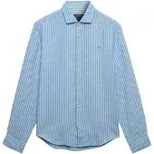 Superdry Riviera Linen Skjorta Med Långa ärmar