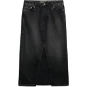 Superdry för kvinnor. W7210339A Maxikjol svart (28), Casual, Bomull, Denim