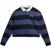 Superdry Athletic Essential Stripe Rugby Pikétröja Med Lång ärm