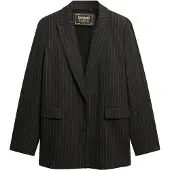 Superdry Pinstripe Boyfriend Blazer