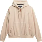 Superdry Country Club Velour Sweatshirt Med Dragkedja