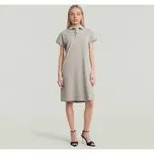 G-Star Seam Detail Polo Dress - Beige - Women