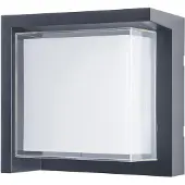 Forlight LED utomhus vägglampa Creu, Svart, Syntetmaterial, Modern, LED-vägglampa utomhus
