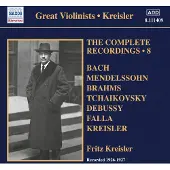 OUTHERE Kreisler Fritz: Complete Solo Recordings Vol 8