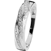 Kohinoor diamantring vitguld 033-9844V-165
