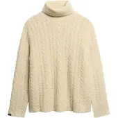 Superdry Cable Tröja Med Hög Krage