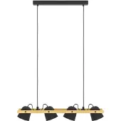 Eglo connect Smart pendellampa Connect Hornwood-Z, dimbar, Svart, Vardagsrum / matsal, Metall, Modern, Smarta hem pendellampa