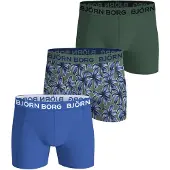 Björn Borg Cotton Stretch Boxers 3-pack Blå, S