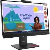 Lenovo ThinkVision T24D-4v - LED-skärm - 24" (23.8" visbar) - 1920 x 1080 Full HD (1080p) @ 120 Hz - IPS - 250 cd/m² - 1500:1 - 4 ms - HDMI, 2xDisp...
