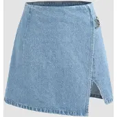 Hiccups for Kids Högmidjade denimshorts