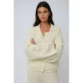 Hiccups for Kids Texturerad stickad cardigan med knappar