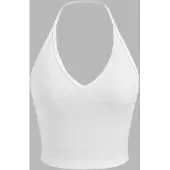 Hiccups for Kids Halter Neck Jersey Crop Top
