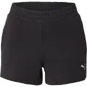 Puma Sportbyxa 'ESS' svart / vit