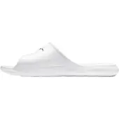 Nike Victori One Swoosh Sliders för herrar (Vit/Svart)