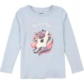 Name it T-shirt 'NMFKAYA' marinblå / ljusblå / ljusrosa / vit
