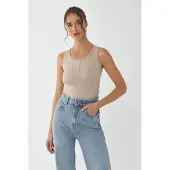 Hiccups for Kids Basic Knapp Detaljerad Crop Top