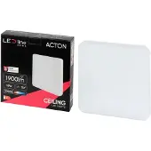 LED line Prime LED-armatur, ytmonterad, ACTON 18W 1900lm 3000K IP54 fyrkantig