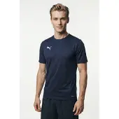 Puma Tränings T-Shirt teamGOAL - Marinblå/White, storlek XX-Large
