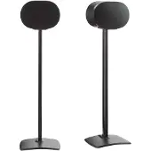 Sanus WSSE32 - Ställ - fixerad - för högtalare - stål, formpressad aluminium - svart - golvstående (paket om 2) - för Sonos Era 300