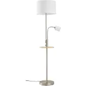 LINDBY Golvlampa , Aovan, Grå, Vardagsrum, Metall, Modern