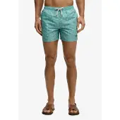 Superdry för män. M3010262A Premium Tryckt 15 grön baddräkt (XXL), Strandkläder, Återvunnen polyester