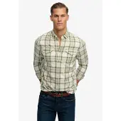Superdry Merchant Lite Check Skjorta Med Långa ärmar
