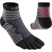 Injinji Men's Ultra Run Mini-Crew Onyx